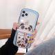 Curved hollow glass phone case