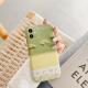 Green oil painting liquid phone case