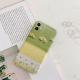 Green oil painting liquid phone case