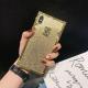 Square gold glitter phone case