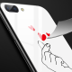 Compatible with Apple, Heart gestures, iPhone11 pro Max tempered glass case