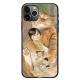 Compatible with Apple , Art oil painting orange cat mobile phone case