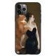 Compatible with Apple , Art oil painting orange cat mobile phone case