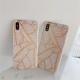Bronzing banana leaf phone case