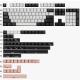 Capturers New Product Original High Two-Color Molding Powder Black Blue Purple Red Black Blue Black With Two-Color PBT Mechanical Keycaps