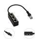 1 To 3 Socket LAN Ethernet Network RJ45 Plug Splitter Extender Adapter Connector