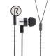 Classic Nylon Cloth Line Bass Microphone-free Universal Braided Headset
