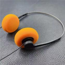 Solid Color Personalized Head Wear Airline Headphones