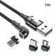 Magnetic Data Cable Elbow Magnet Charging Cable One For Three Magnetic Strong Magnetic