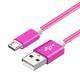 Compatible WithApple , Data Cable Nylon Braided V8 Charging Cable