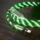 Mobile Phone Three-in-one Light-emitting Charging Streamer Magnetic Data Cable