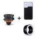 Bayonet expansion mobile phone lens shell