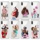 Transparent silicone mobile phone case