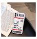 Boarding pass phone case