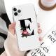 Flower alphabet mobile phone case