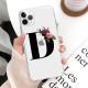 Flower alphabet mobile phone case