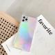 Transparent laser phone case
