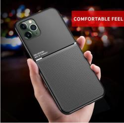 Compatible With Apple, Car Magetic Leather Texture Case