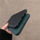 Dark green woven mobile phone case