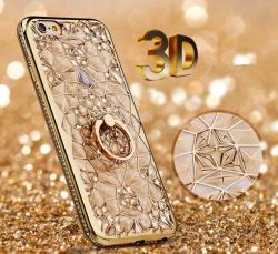 Compatible With Plating And Diamond Ring Phone Case