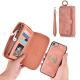 Compatible with Apple, Multifunctional fashion zipper bag iPhoneX phone case