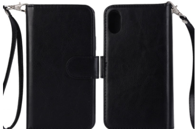 Compatible with Apple, Factory direct supply iPhoneX crazy horse pattern nine card mobile phone case8 two in one mobile phone case