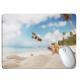Wishing Bottle Summer Beach Holiday Wind Mouse Pad Beach
