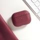 Protective Cover Earphone Genuine Leather Lychee Pattern Leather Case