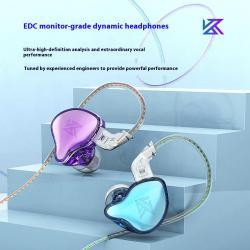 KZ-EDC In-ear Wired HIFI Monitoring Earphone Good-looking Bass Game Eating Chicken