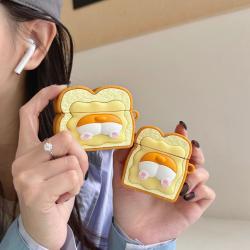 Cartoon Toast Small Corgi Suitable For Bluetooth Wireless Earphone Case