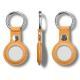 AirTag Protective Case, Location Tracker Leather Case, PU Anti-theft Device Keychain Pendant