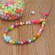 Mobile Phone Chain Candy Color Love Acrylic Beads Short Mobile Phone Lanyard Women