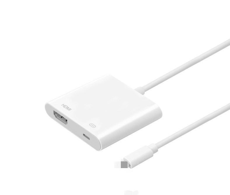 Compatible WithApple, Suitable ForIPhone Lightning To HDMI TV Projector HD On-Screen ConverterImitation Original