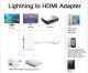 Compatible WithApple, Suitable ForIPhone Lightning To HDMI TV Projector HD On-Screen ConverterImitation Original