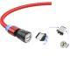 Mobile Phone Charging Three-in-one Magnetic Data Cable