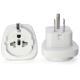 U.S. To Europe And Germany Standard Ground Wire Conversion Plug With Embedded Round Feet