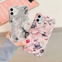 Compatible with Apple , Vintage flower leaf phone case