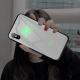 Glowing glass phone case