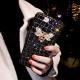 Glitter bee phone case