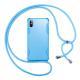 Compatible with Apple , Candy color mobile phone shell chain necklace lanyard cover
