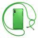 Compatible with Apple , Candy color mobile phone shell chain necklace lanyard cover