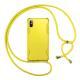 Compatible with Apple , Candy color mobile phone shell chain necklace lanyard cover
