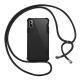 Compatible with Apple , Candy color mobile phone shell chain necklace lanyard cover