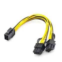 Graphics Power Cord 6P To Dual 8P 6P To 62 Graphics Power Cord