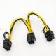 Graphics Power Cord 6P To Dual 8P 6P To 62 Graphics Power Cord