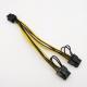 Graphics Power Cord 6P To Dual 8P 6P To 62 Graphics Power Cord