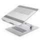Folding lifting aluminum alloy laptop stand
