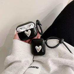 Earphone Sleeves Protective Shell Creative Electroplating Love