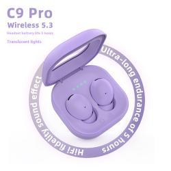 Bluetooth Headset Translucent Charging Bin Wireless 53 In-ear Ultra-long Life Battery