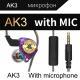 QKZ AK3 FiLe Wired In-ear Stereo Wired Earphone
